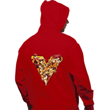 Load image into Gallery viewer, Shirts Pullover Hoodies, Unisex / Small / Red Rise Up
