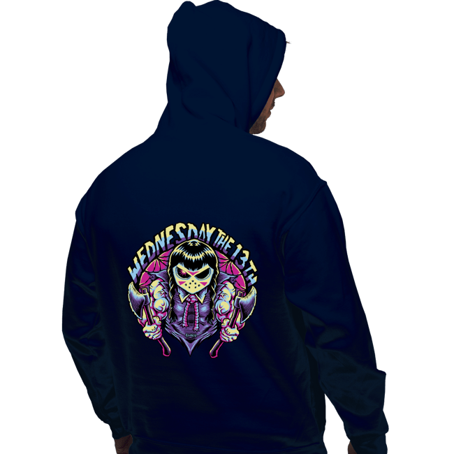Daily_Deal_Shirts Pullover Hoodies, Unisex / Small / Navy Wednesday The 13th