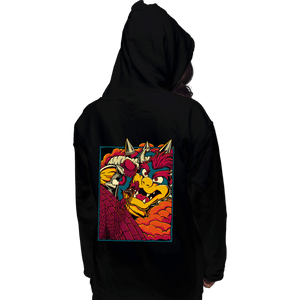Daily_Deal_Shirts Pullover Hoodies, Unisex / Small / Black Attack On Bowser