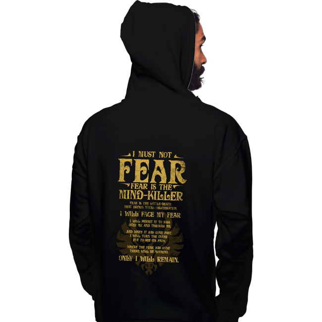 Daily_Deal_Shirts Pullover Hoodies, Unisex / Small / Black Fear Is The Mind-Killer
