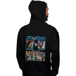 Daily_Deal_Shirts Pullover Hoodies, Unisex / Small / Black Jedi Fighters