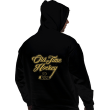 Load image into Gallery viewer, Shirts Pullover Hoodies, Unisex / Small / Black Old Time Hockey

