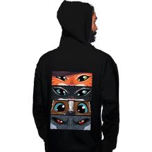 Load image into Gallery viewer, Daily_Deal_Shirts Pullover Hoodies, Unisex / Small / Black Puss In Boots Eyes
