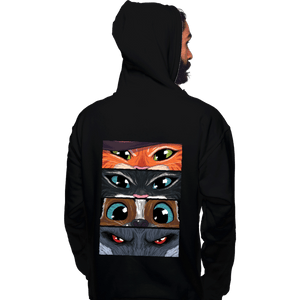 Daily_Deal_Shirts Pullover Hoodies, Unisex / Small / Black Puss In Boots Eyes