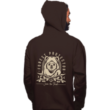 Load image into Gallery viewer, Shirts Pullover Hoodies, Unisex / Small / Dark Chocolate The Forest Protector
