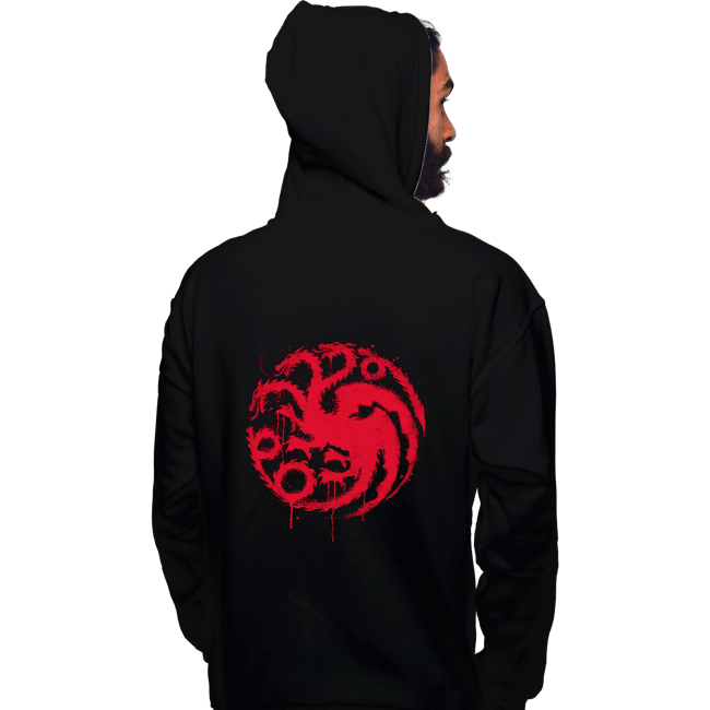 Secret_Shirts Pullover Hoodies, Unisex / Small / Black Three Headed Dragon