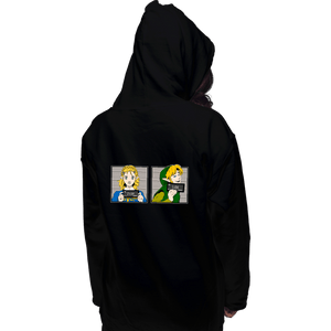 Secret_Shirts Pullover Hoodies, Unisex / Small / Black Arrested In Hyrule!
