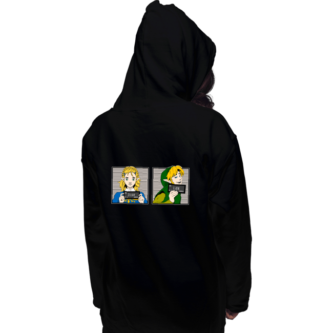 Secret_Shirts Pullover Hoodies, Unisex / Small / Black Arrested In Hyrule!