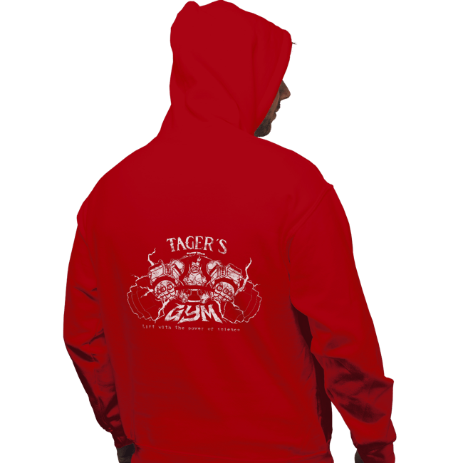 Shirts Pullover Hoodies, Unisex / Small / Red Tager's Gym