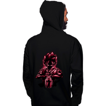 Load image into Gallery viewer, Shirts Pullover Hoodies, Unisex / Small / Black Super Saiyan Blue Kaioken
