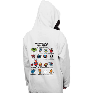 Daily_Deal_Shirts Pullover Hoodies, Unisex / Small / White Marvelous Mr. Men