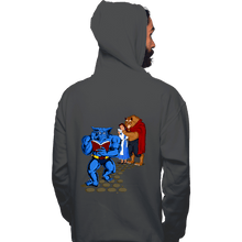 Load image into Gallery viewer, Secret_Shirts Pullover Hoodies, Unisex / Small / Charcoal Torn Between Two Beasts
