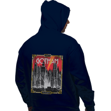 Load image into Gallery viewer, Shirts Pullover Hoodies, Unisex / Small / Navy Visit Gotham
