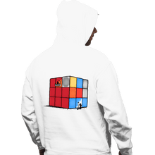 Load image into Gallery viewer, Shirts Pullover Hoodies, Unisex / Small / White Solving The Cube
