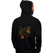 Load image into Gallery viewer, Daily_Deal_Shirts Pullover Hoodies, Unisex / Small / Black Prehistoric Kaiju
