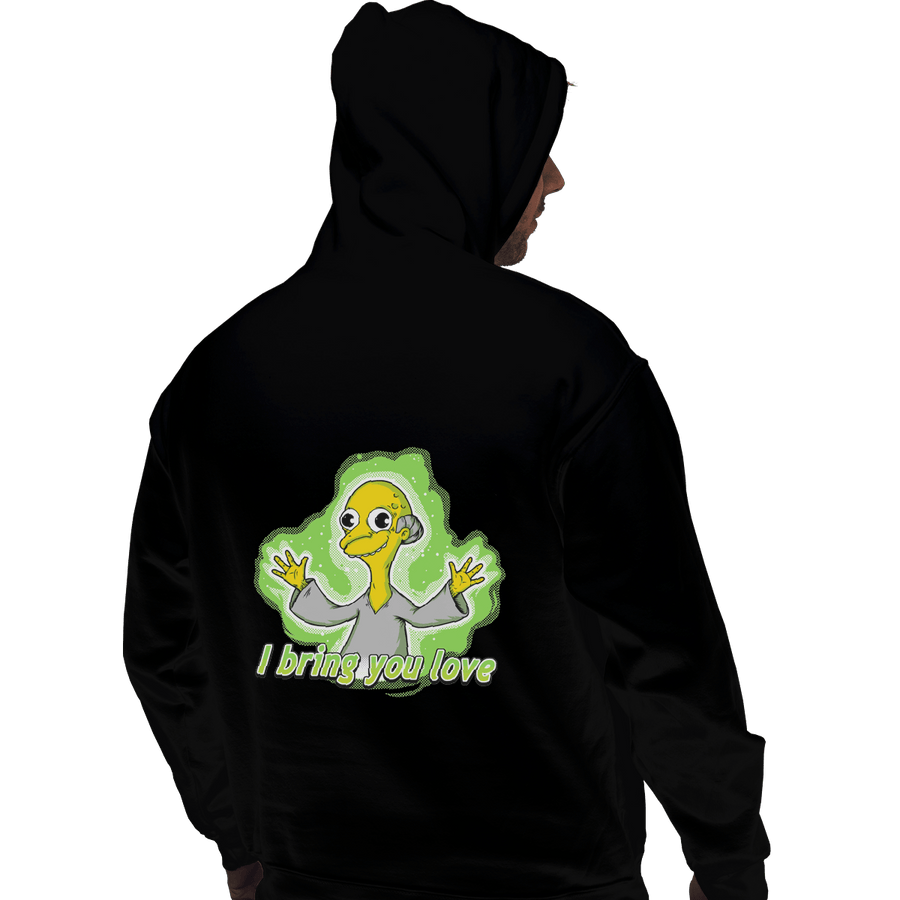 Shirts Pullover Hoodies, Unisex / Small / Black I Bring You Love