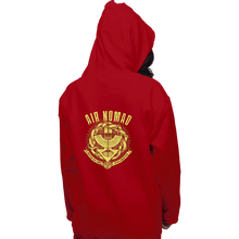 Load image into Gallery viewer, Shirts Pullover Hoodies, Unisex / Small / Red Air Is Peaceful
