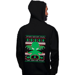 Shirts Pullover Hoodies, Unisex / Small / Black Cthulhu Cultist Christmas