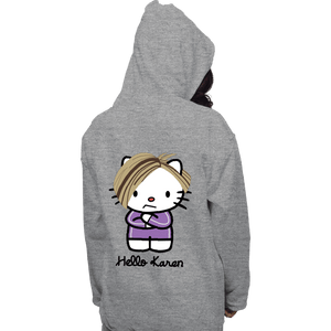 Secret_Shirts Pullover Hoodies, Unisex / Small / Sports Grey Karen Kitty
