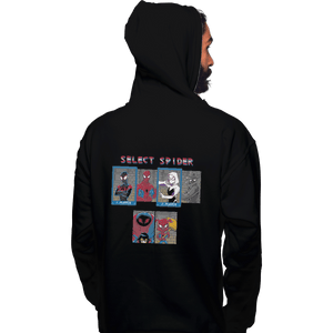 Shirts Pullover Hoodies, Unisex / Small / Black Select Spider