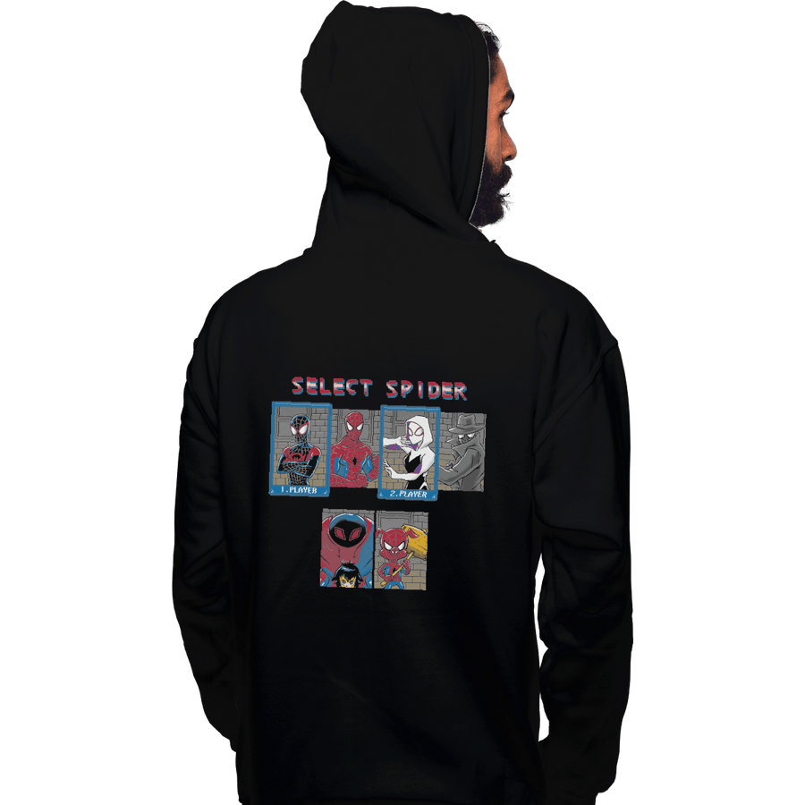 Shirts Pullover Hoodies, Unisex / Small / Black Select Spider