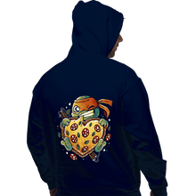 Load image into Gallery viewer, Daily_Deal_Shirts Pullover Hoodies, Unisex / Large / Navy Love Pizza
