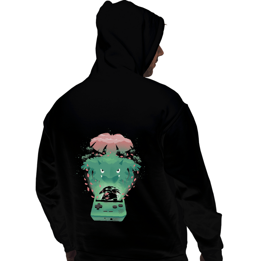 Shirts Pullover Hoodies, Unisex / Small / Black Green Pocket Gaming