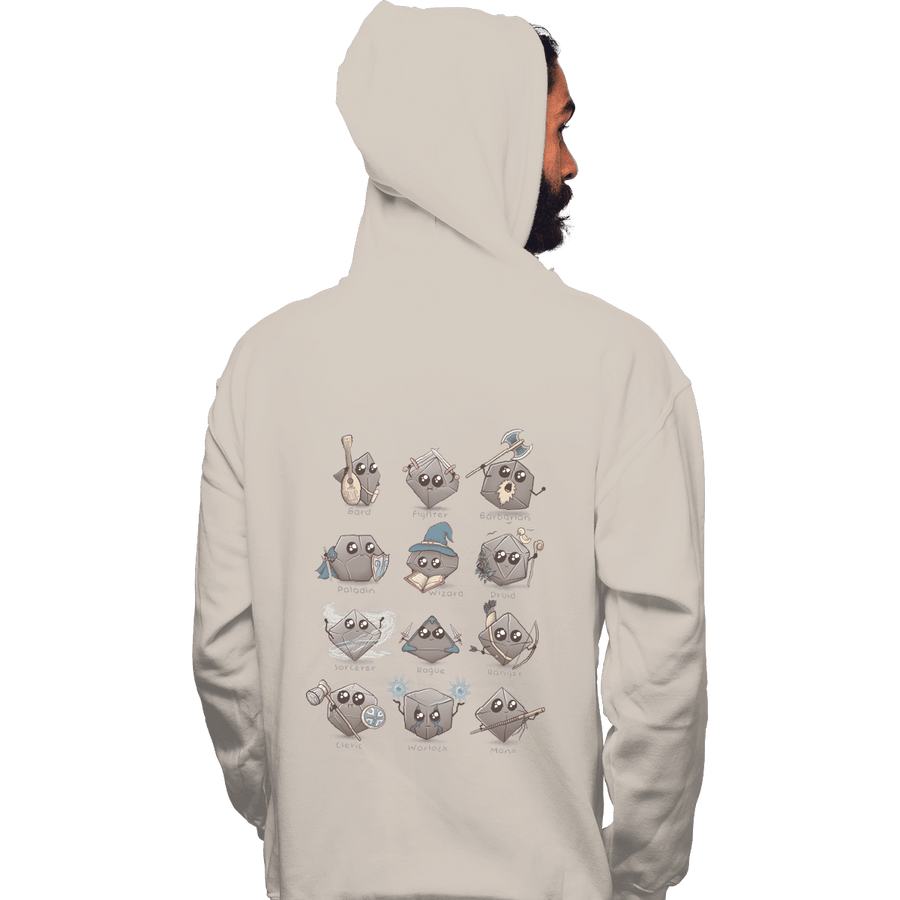 Shirts Zippered Hoodies, Unisex / Small / White Kawaii DnD Classes