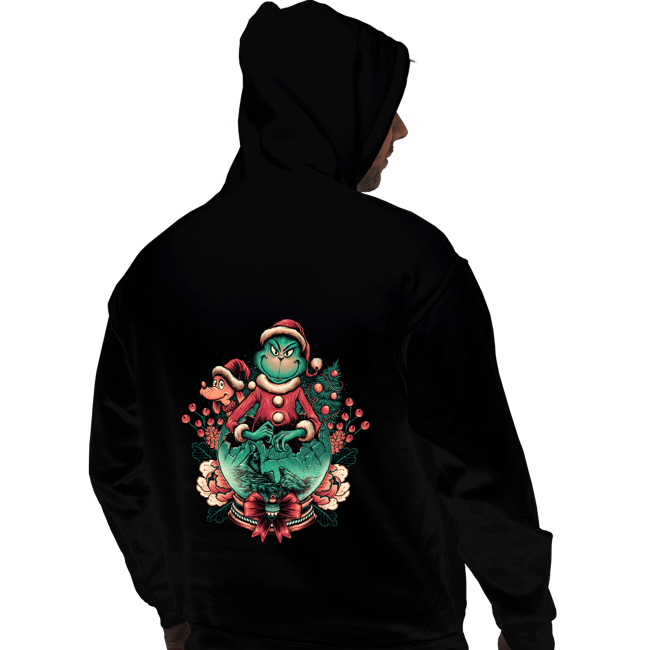 Daily_Deal_Shirts Pullover Hoodies, Unisex / Small / Black Too Grumpy For Christmas