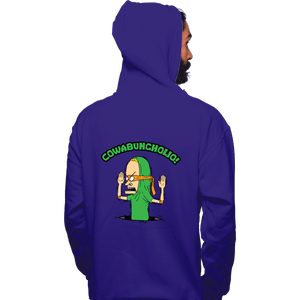 Daily_Deal_Shirts Pullover Hoodies, Unisex / Small / Violet Cowabungholio