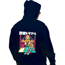 Load image into Gallery viewer, Daily_Deal_Shirts Pullover Hoodies, Unisex / Small / Navy Ninja Trouble
