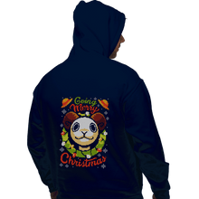 Load image into Gallery viewer, Daily_Deal_Shirts Pullover Hoodies, Unisex / Small / Navy Going Merry Christmas
