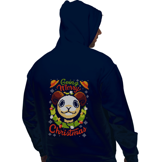 Daily_Deal_Shirts Pullover Hoodies, Unisex / Small / Navy Going Merry Christmas