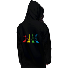 Load image into Gallery viewer, Shirts Pullover Hoodies, Unisex / Small / Black Stray Dog Strut
