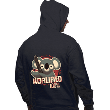 Load image into Gallery viewer, Shirts Pullover Hoodies, Unisex / Small / Dark Heather 100% Koalified
