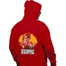 Load image into Gallery viewer, Shirts Pullover Hoodies, Unisex / Small / Red Red Ranger Redemption

