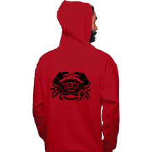 Load image into Gallery viewer, Daily_Deal_Shirts Pullover Hoodies, Unisex / Small / Red Daemon&#39;s Smoked Crab

