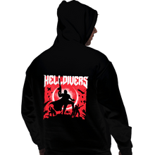 Load image into Gallery viewer, Last_Chance_Shirts Pullover Hoodies, Unisex / Small / Black Helldivers
