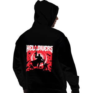 Last_Chance_Shirts Pullover Hoodies, Unisex / Small / Black Helldivers