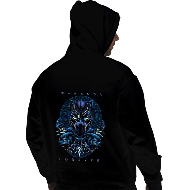 Daily_Deal_Shirts Pullover Hoodies, Unisex / Small / Black Wakanda Forever