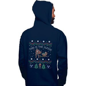 Shirts Pullover Hoodies, Unisex / Small / Navy This Is The Sleigh