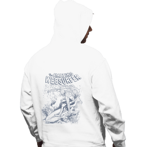 Shirts Pullover Hoodies, Unisex / Small / White Web Surfer