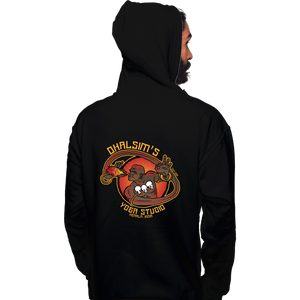 Daily_Deal_Shirts Pullover Hoodies, Unisex / Small / Black Dhalsim's Yoga Studio