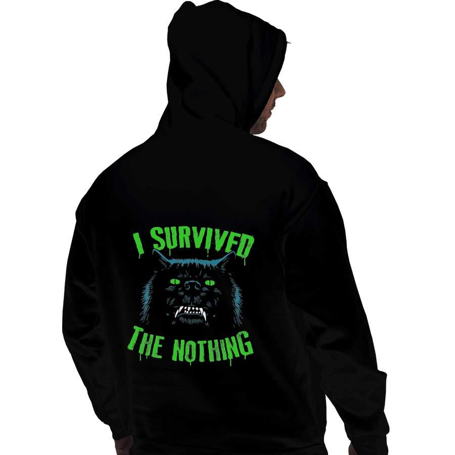 Shirts Pullover Hoodies, Unisex / Small / Black I Survived The Nothing