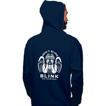 Load image into Gallery viewer, Secret_Shirts Pullover Hoodies, Unisex / Small / Navy Don&#39;t Blink, Blink And You&#39;re...
