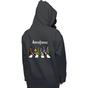 Daily_Deal_Shirts Pullover Hoodies, Unisex / Small / Charcoal The Adventurers