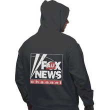 Load image into Gallery viewer, Shirts Pullover Hoodies, Unisex / Small / Charcoal Faux News

