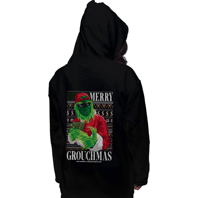 Shirts Pullover Hoodies, Unisex / Small / Black Mr Grouchy x CoDdesigns Grouchmas Ugly Sweater