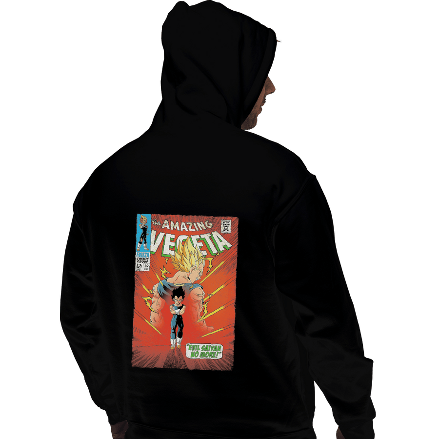 Shirts Pullover Hoodies, Unisex / Small / Black The Amazing Vegeta