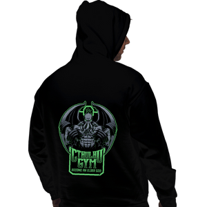 Daily_Deal_Shirts Pullover Hoodies, Unisex / Small / Black Cthulhu Gym